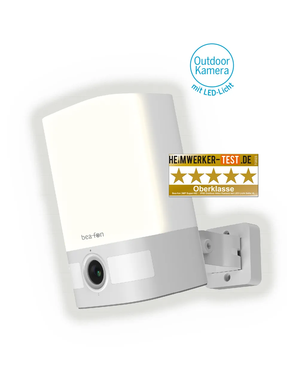 Bea-fon Smarthome Safer 4L Überwachungskamera mit Licht Akku