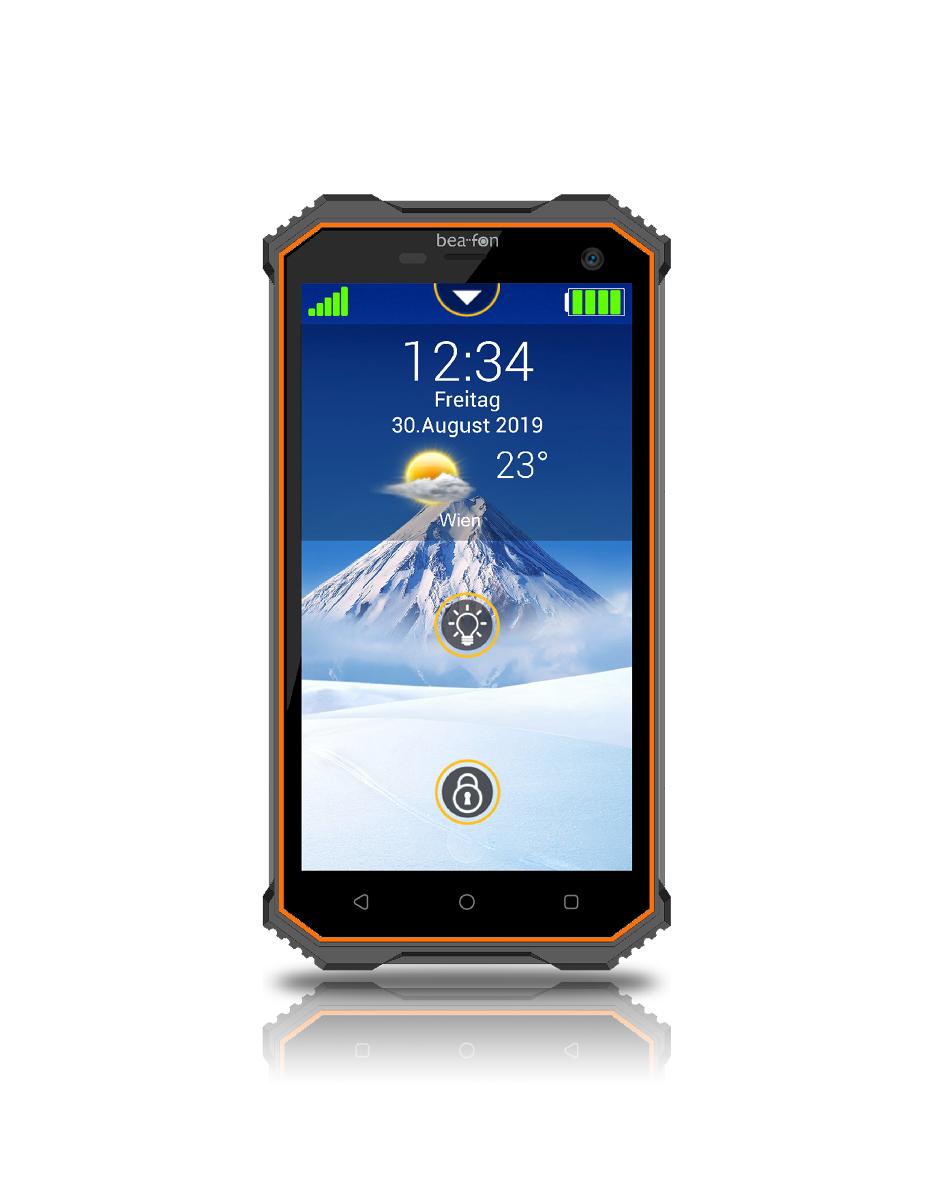 Bea-fon X5 premium Outdoor Smartphone IP68 SOS