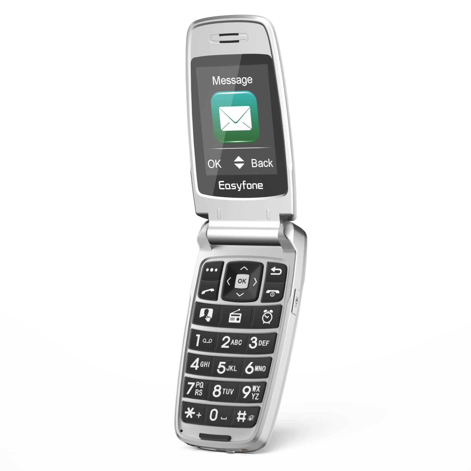 Easyfone T300 Klapphandy 4G schwarz mit Ladestation