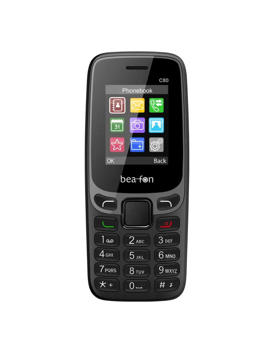 Bea-fon Classic Line C80 Tastenhandy LTE große Tasten