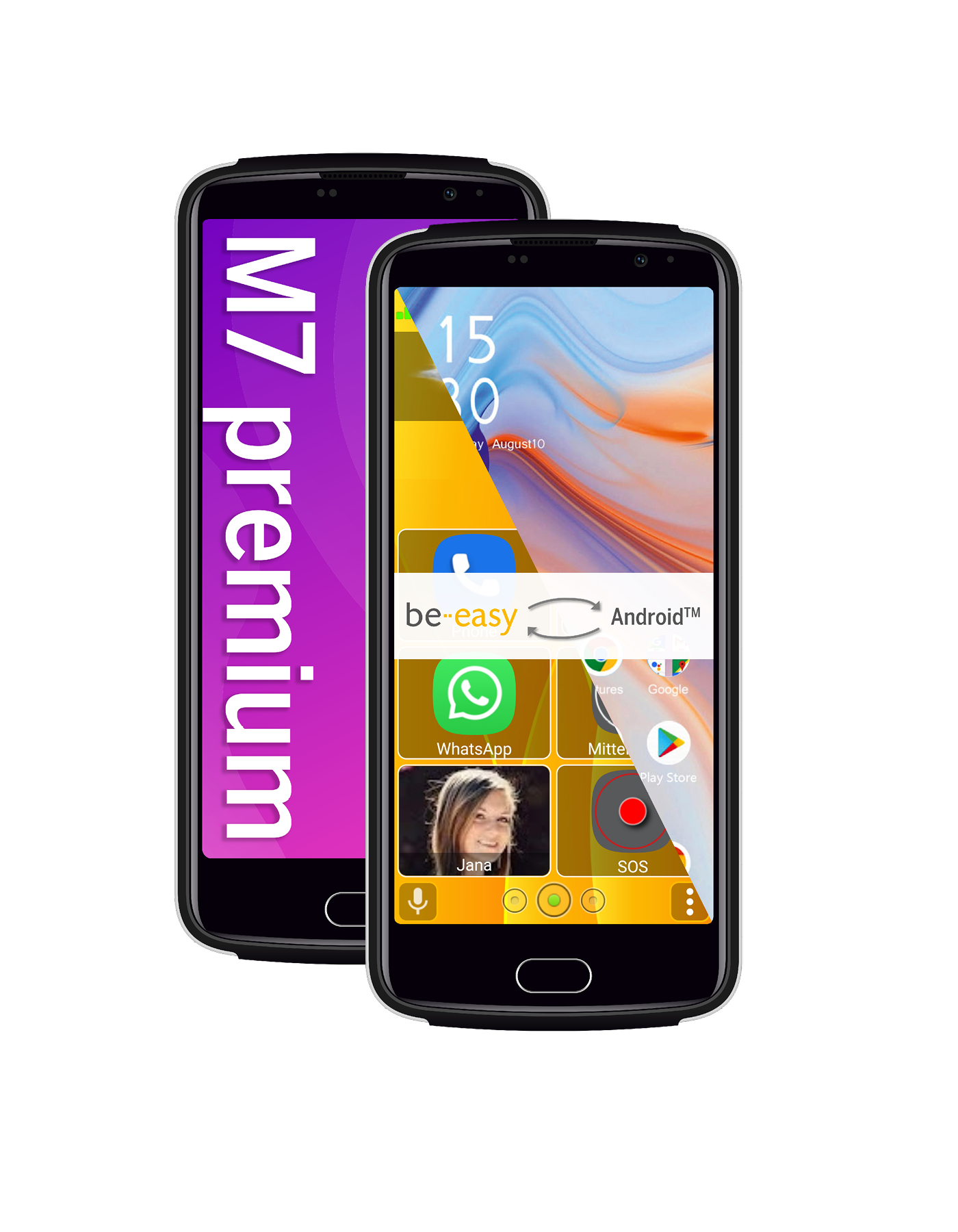 Bea-fon M7 premium Smartphone mit SOS-Notruftaste