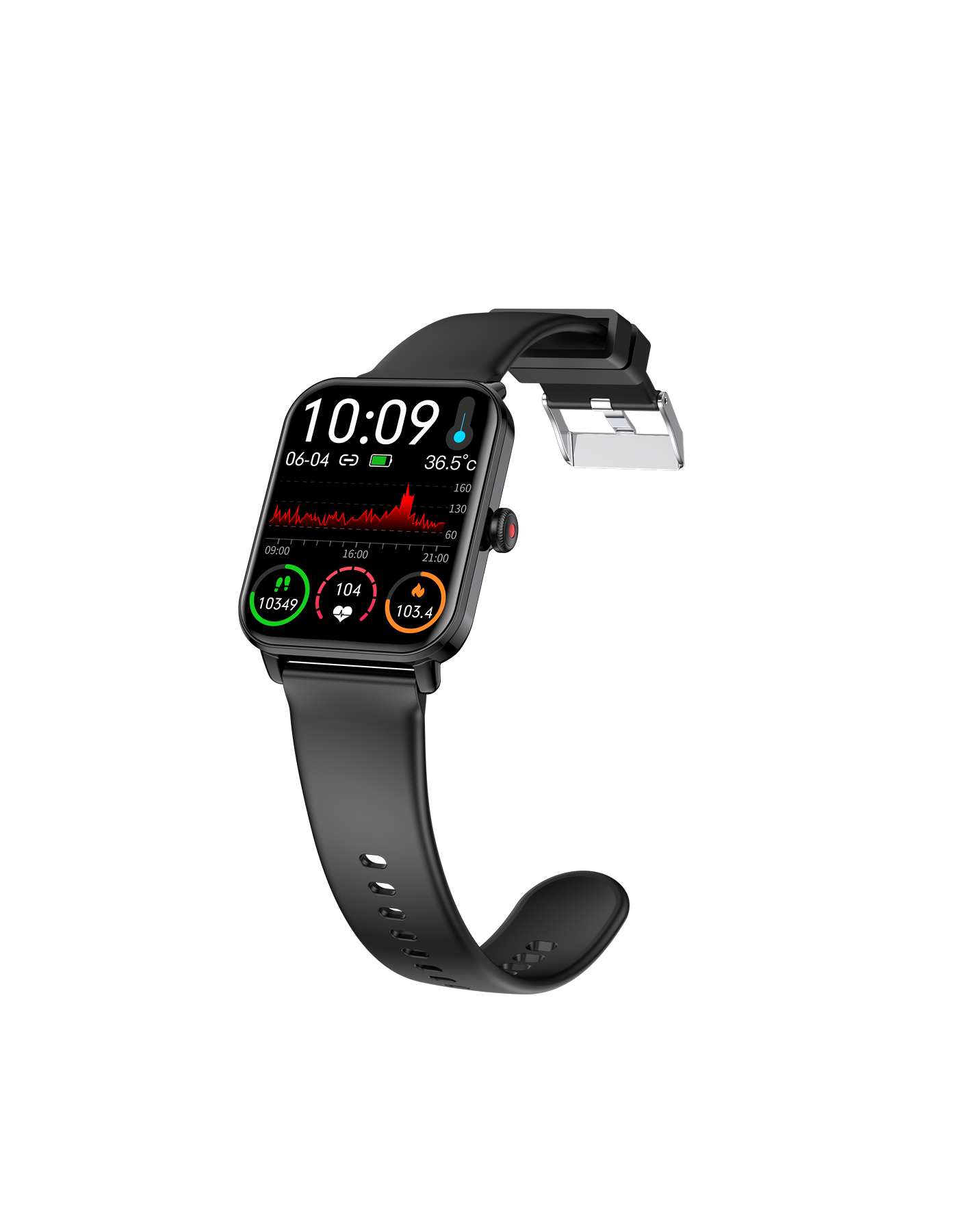 Bea-fon Smartwatch 102 Smartwatch mit Herzfrequenz IP68