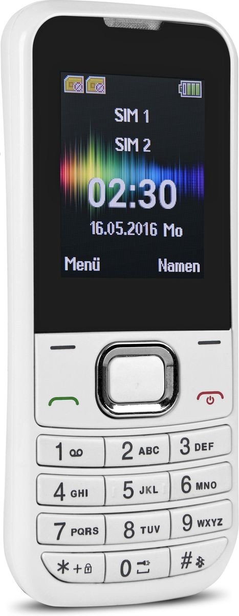 Swisstone SC 230 Dual-SIM Handy schwarz mit Farbdisplay