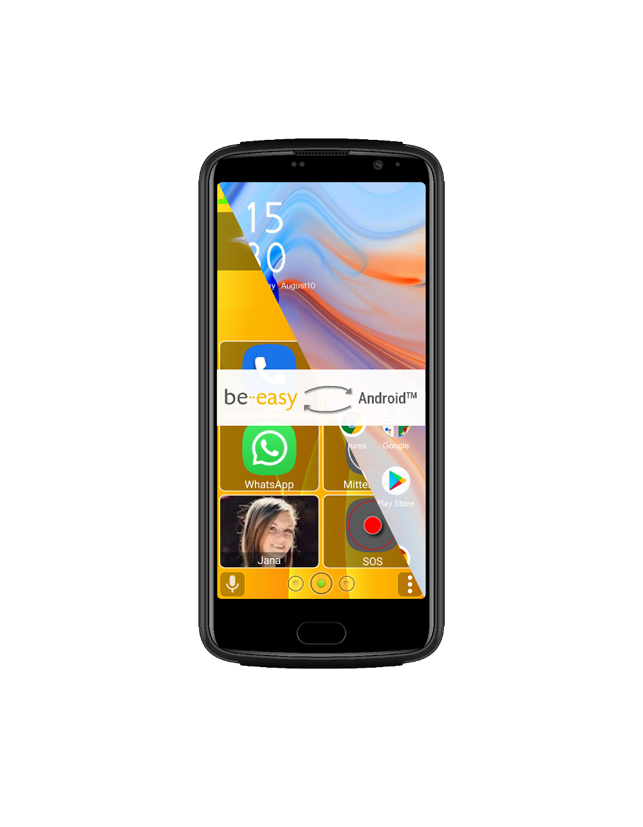 Bea-fon Smartphone M7 Lite premium Seniorenhandy mit Notruftaste