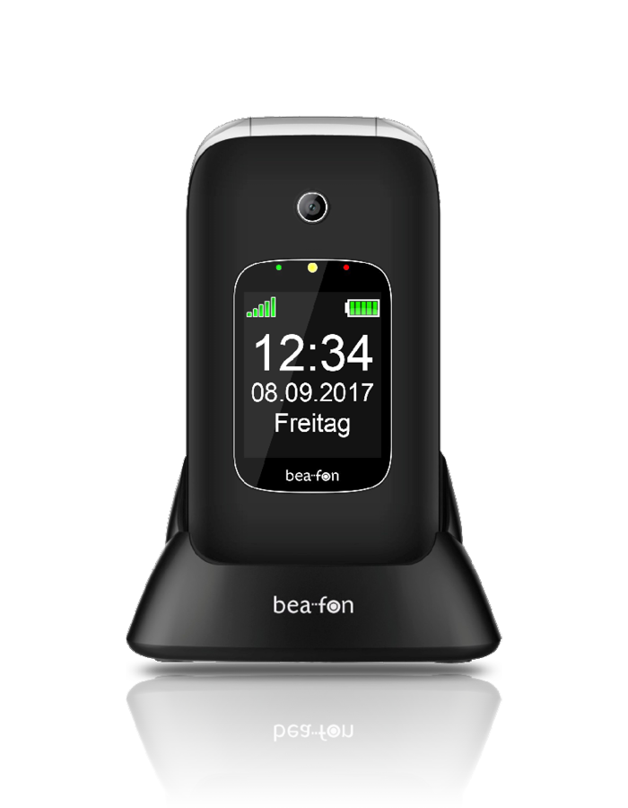 Bea-fon Silver Line SL590 Klapphandy mit Ladestation SOS