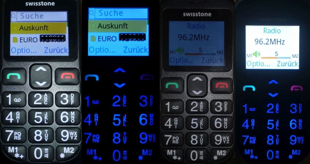 Swisstone BBM 320c Tastenhandy große Tasten Notruftaste