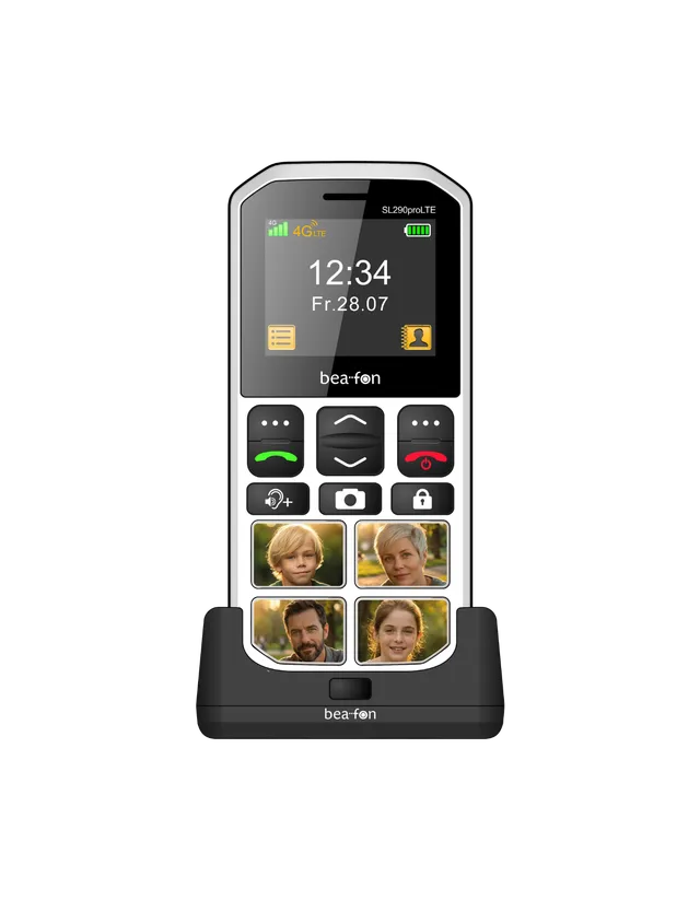 Bea-fon Silver Line SL290pro LTE 4G Tastenhandy Direktwahl