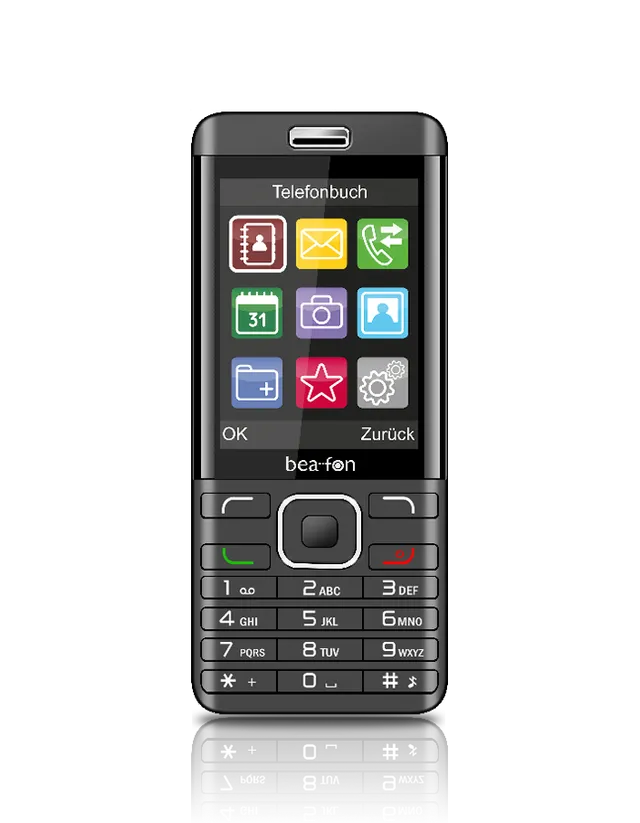 Bea-fon Classic Line C350 Tastenhandy 2,8 Zoll Dual-SIM