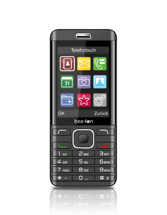 Bea-fon Classic Line C350 Tastenhandy 2,8 Zoll Dual-SIM