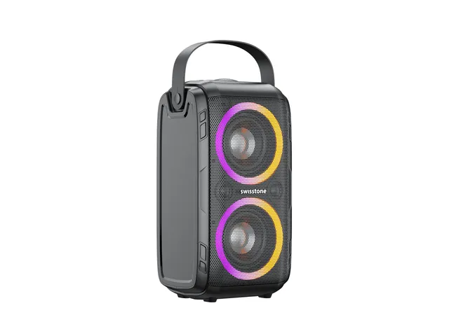 Swisstone BX 840 Bluetooth Lautsprecher grau mit X-Bass