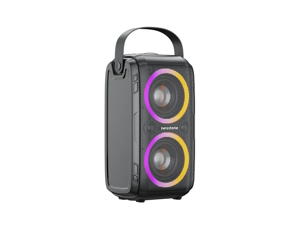 Swisstone BX 840 Bluetooth Lautsprecher grau mit X-Bass