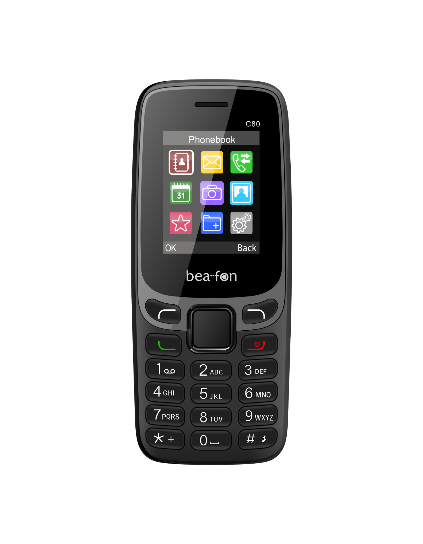 Bea-fon Classic Line C80 Tastenhandy LTE große Tasten