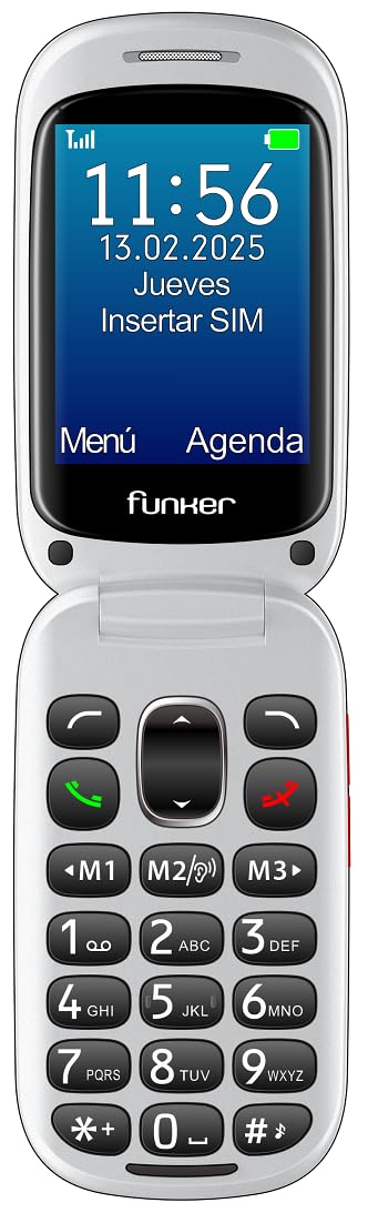 Funker Max E350 Klapphandy 4G Notruftaste Ladestation