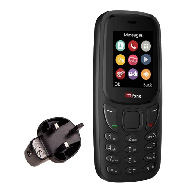 TTfone TT170 Dual SIM Tastenhandy schwarz große Tasten