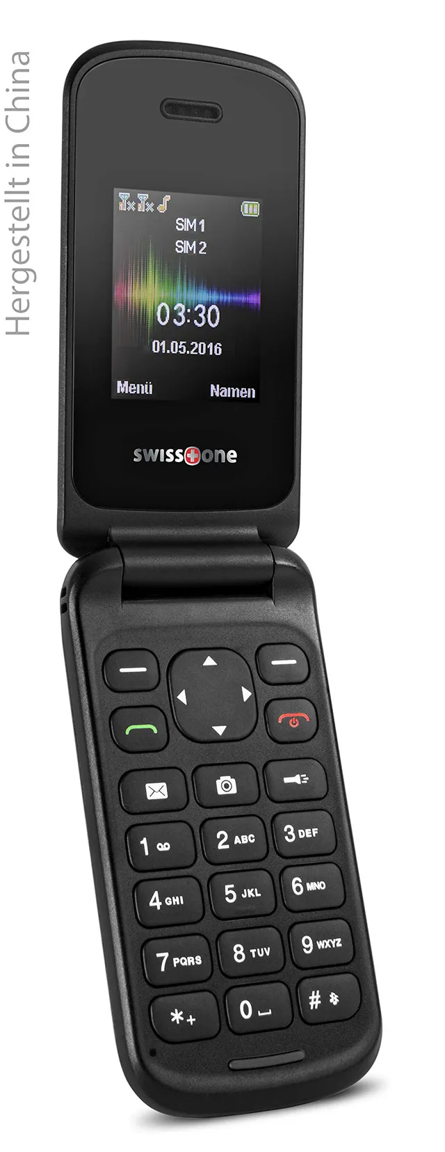 Swisstone SC 330 Tastenhandy Dual SIM rot Taschenlampe