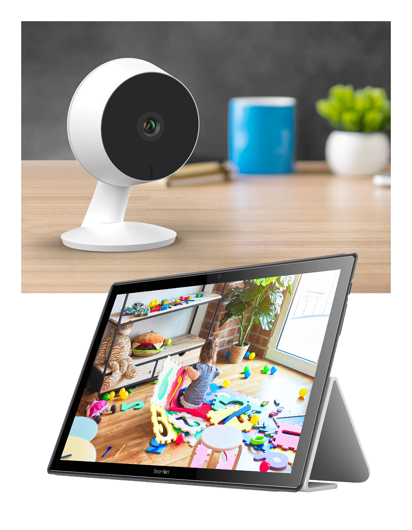 Bea-fon Smarthome Mini 1M Überwachungskamera mit Nachtsicht