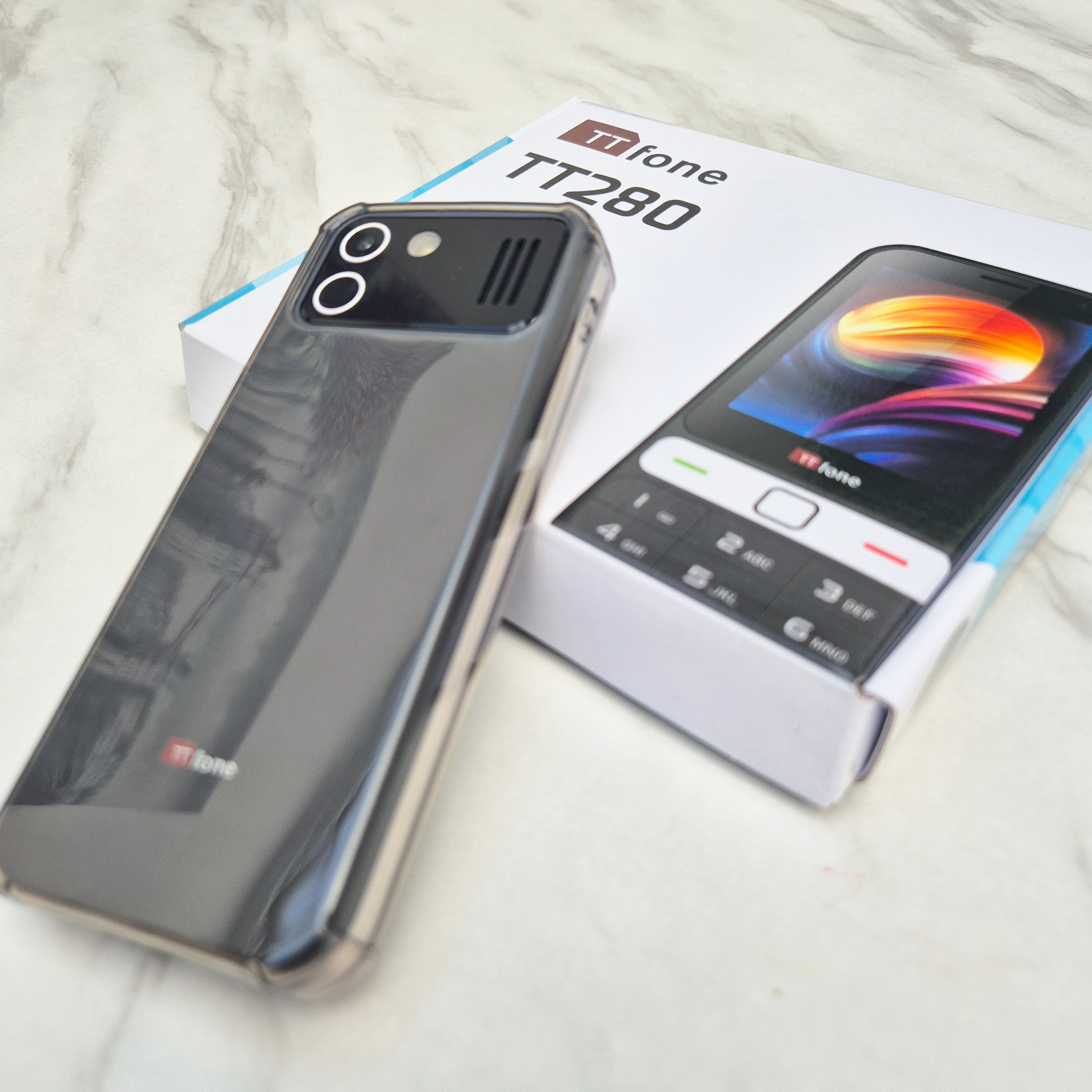 TTfone Accessories TT280 Silikonhülle Transparent Clear Case