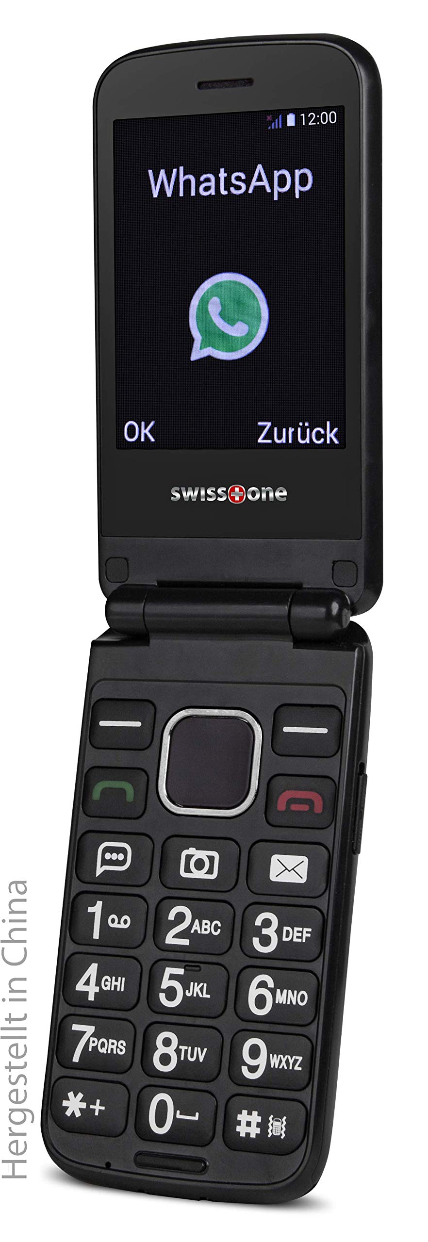 Swisstone BBM 680 Tastenhandy 2,8 Zoll schwarz WhatsApp