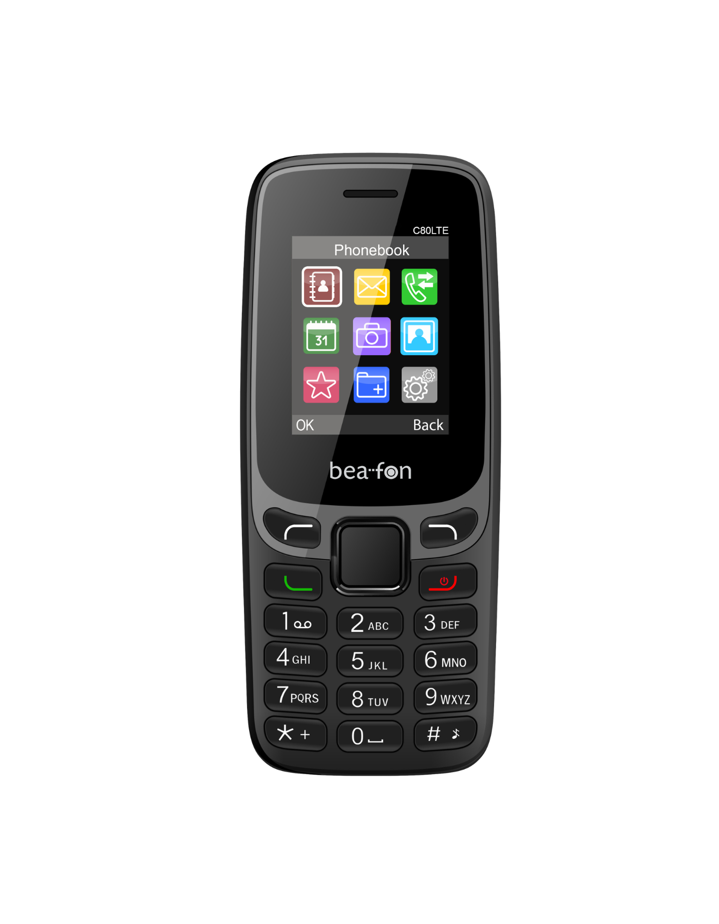 Bea-fon Classic Line C80 LTE 4G Tastenhandy beleuchtet