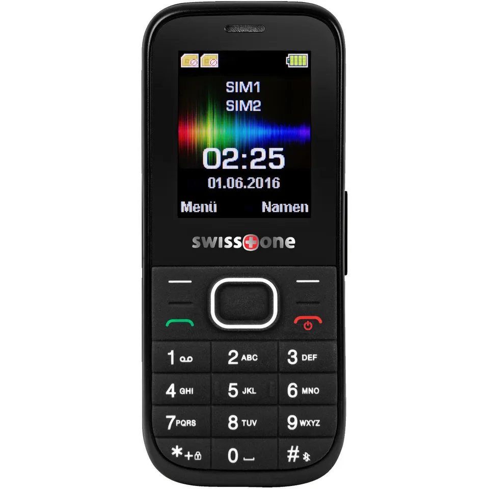 Swisstone SC 225 Tastenhandy Schwarz 1,77 Zoll