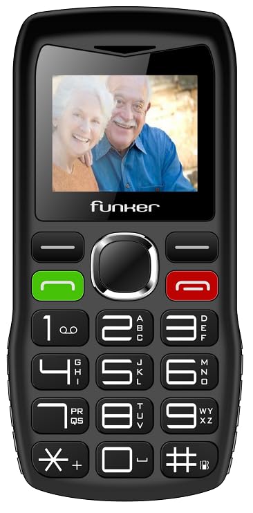 Funker Classic C120 Tastenhandy große Tasten SOS mit Ladestation