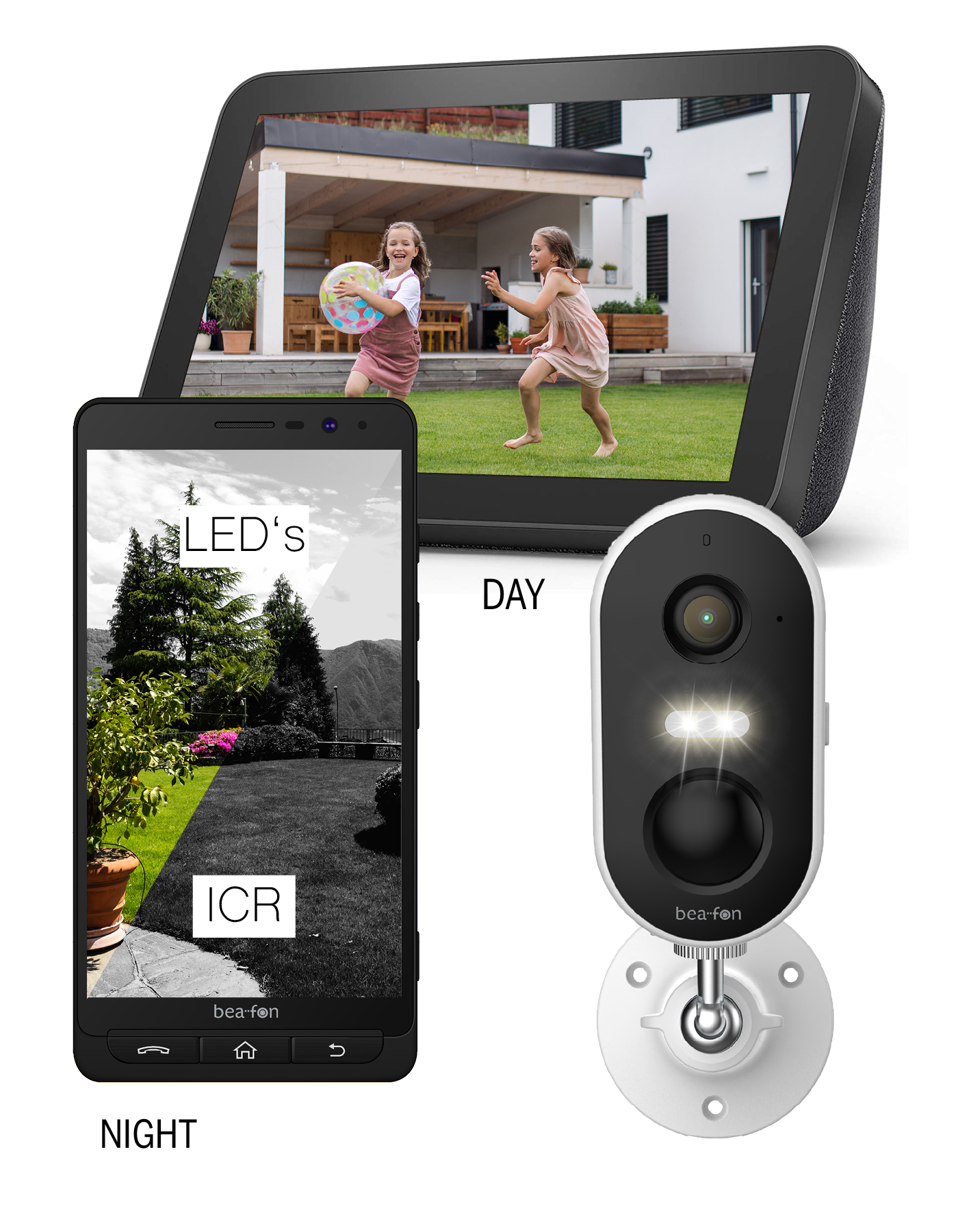Bea-fon Safer 2L Outdoor Kamera Akku IP65 Super HD