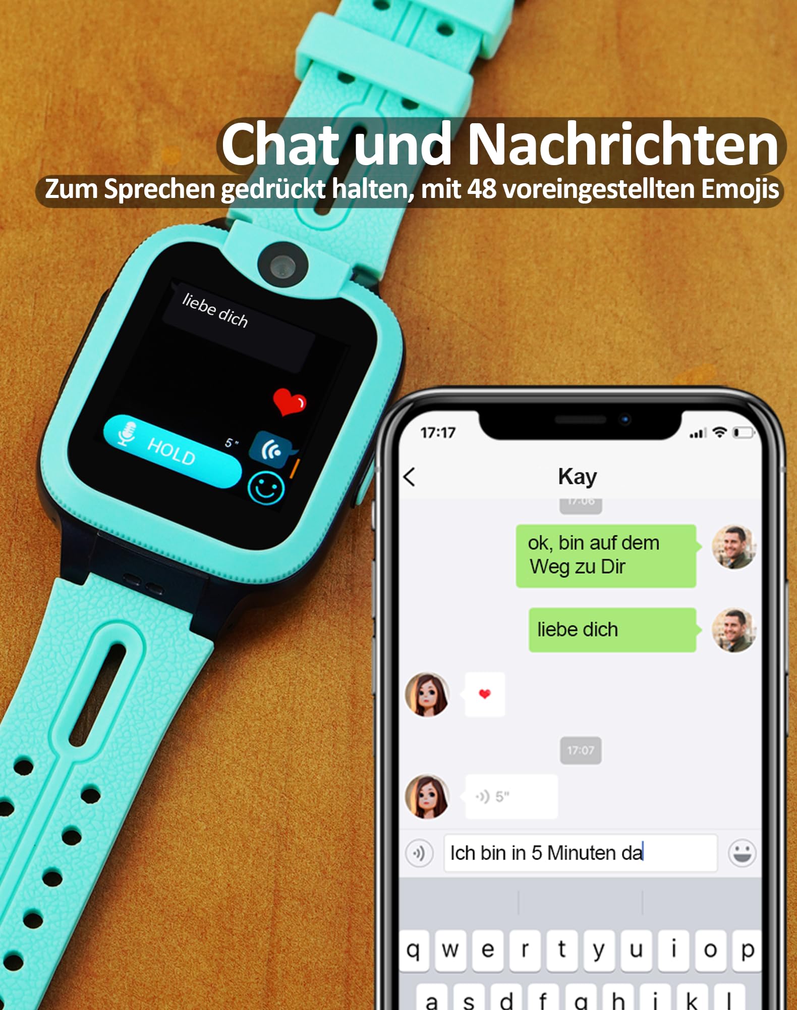 Easyfone Trackino KW2 Kinder Smartwatch 4G GPS SOS