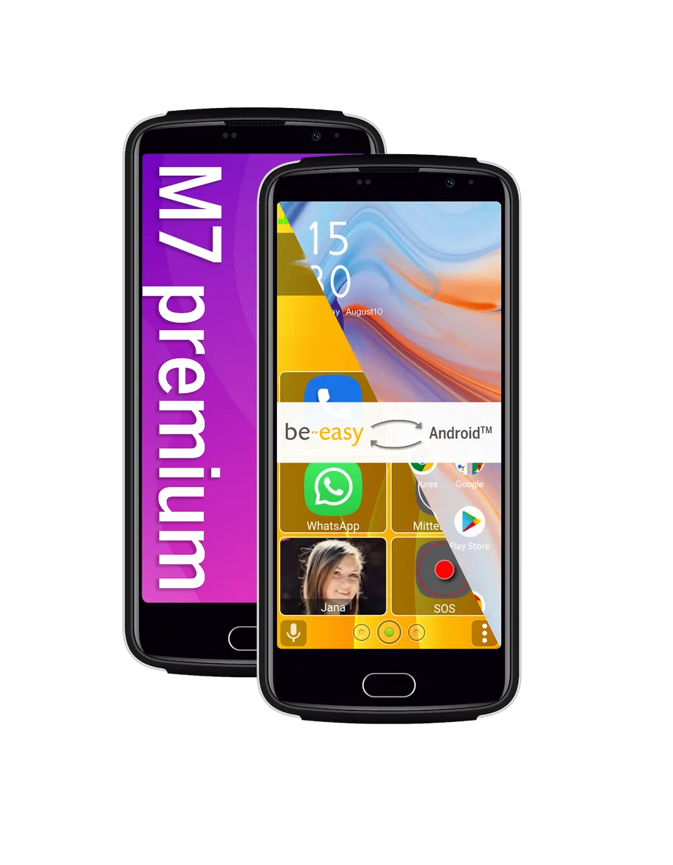 Bea-fon M7 premium Smartphone mit SOS-Notruftaste