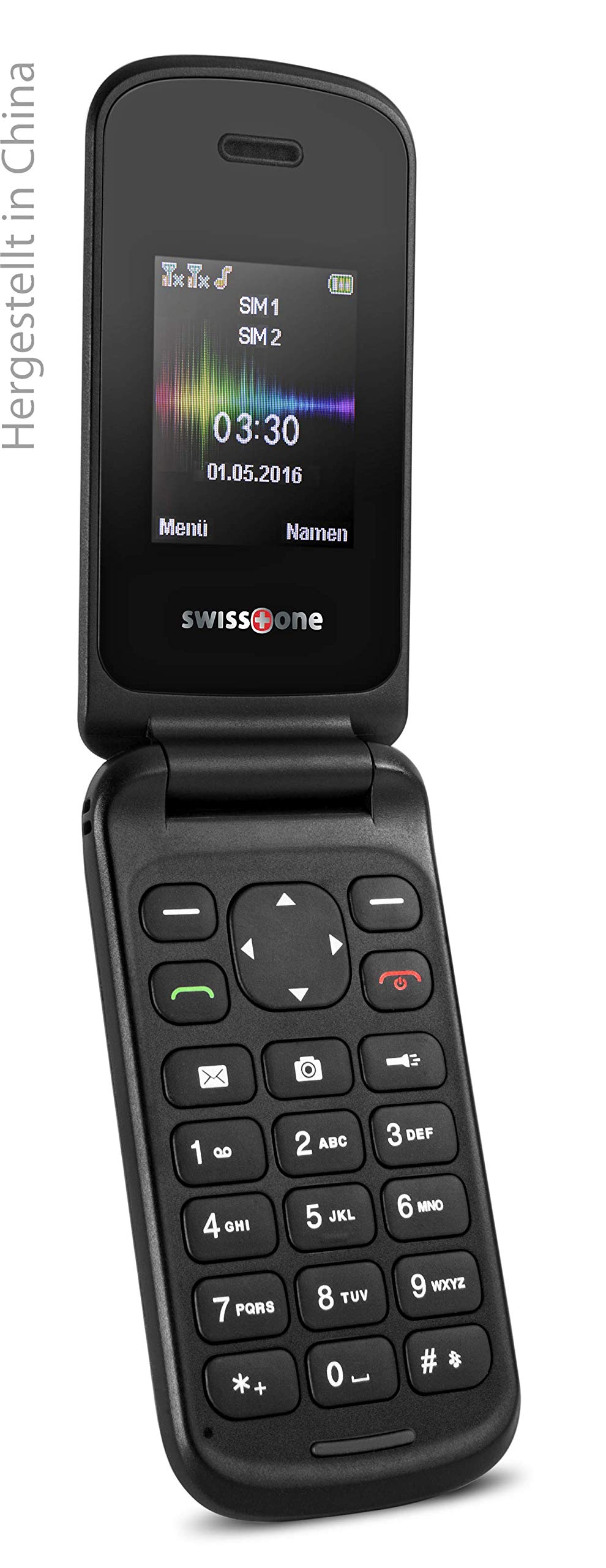 Swisstone SC 330 Tastenhandy Dual SIM rot Taschenlampe