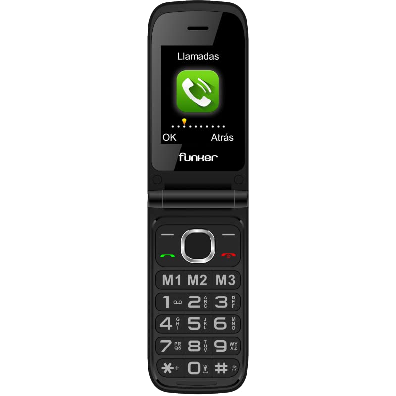 Funker C200 Comfort Klapphandy 4G rot Notruftaste