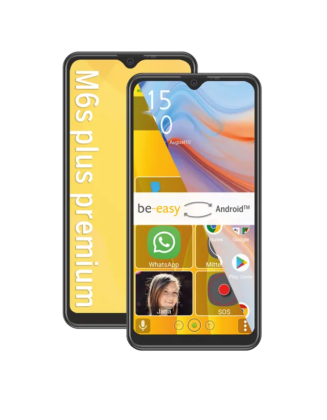 Bea-fon Smartphone M6s plus premium Smartphone 6,26 Zoll mit SOS
