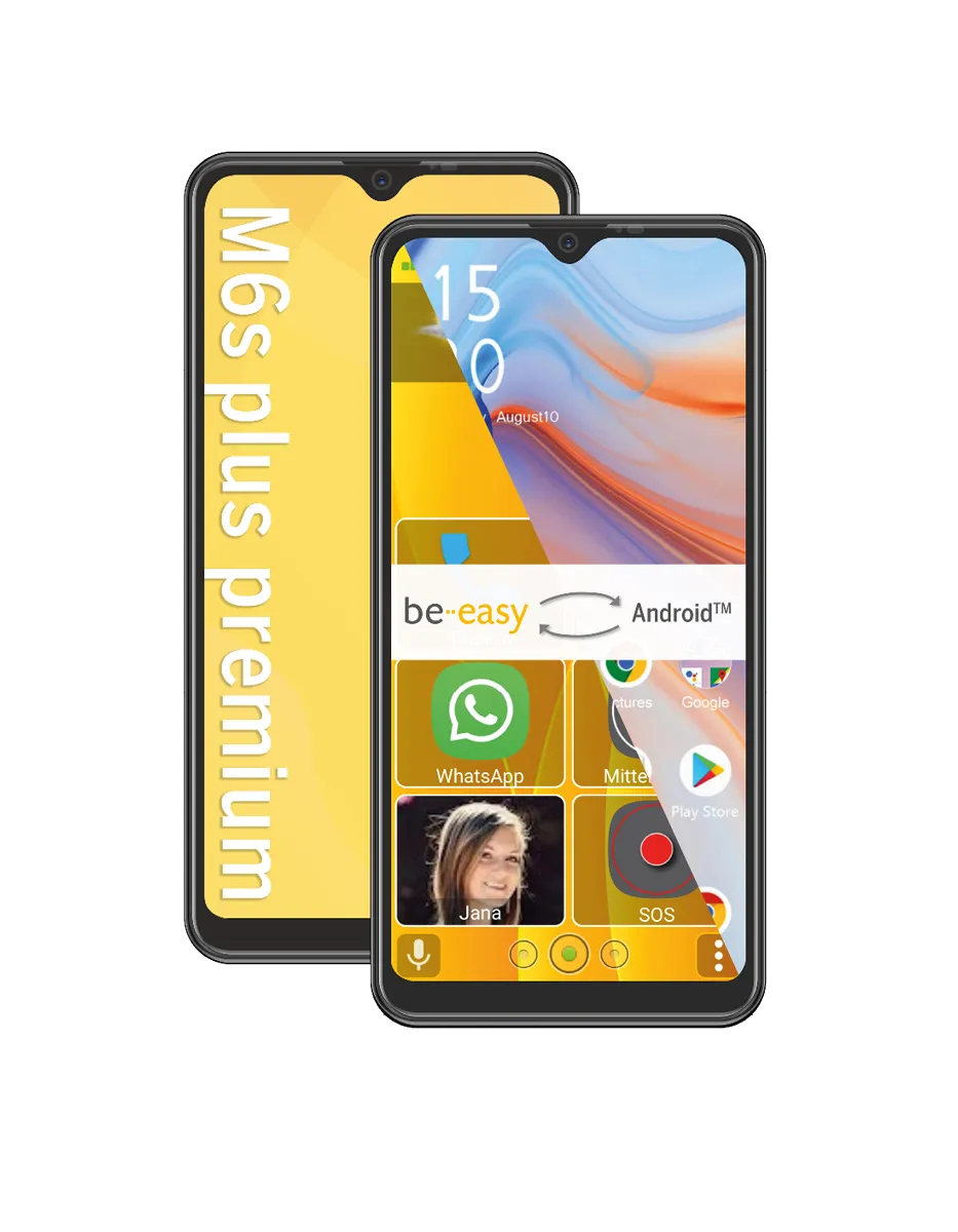 Bea-fon Smartphone M6s plus premium Smartphone 6,26 Zoll mit SOS