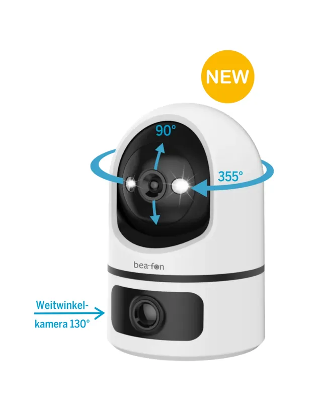 Bea-fon TRACER 30T Überwachungskamera Dual mit WLAN