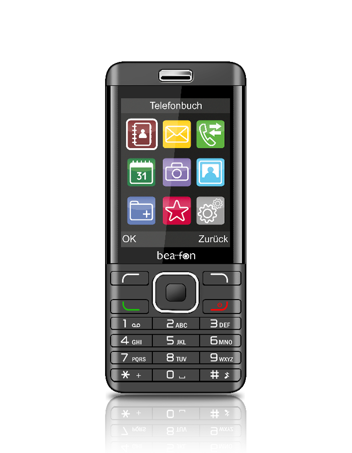 Bea-fon Classic Line C350 Tastenhandy 2,8 Zoll Dual-SIM