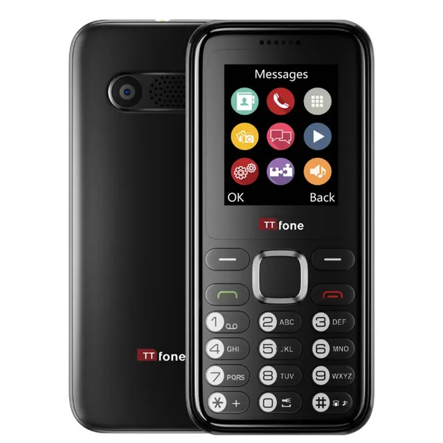 TTfone TT150 Tastenhandy schwarz Dual SIM GiffGaff SIM