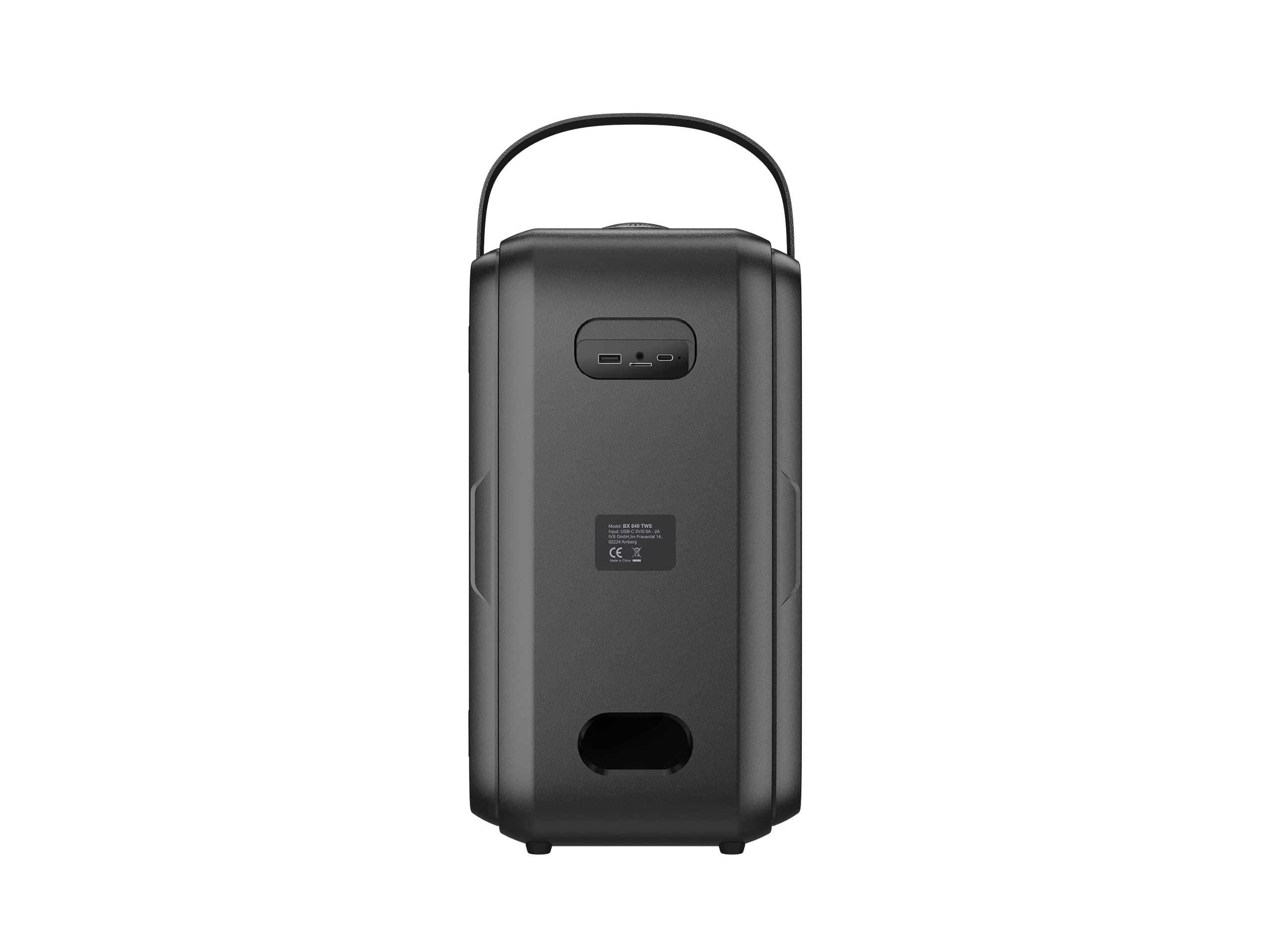 Swisstone BX 840 Bluetooth Lautsprecher grau mit X-Bass