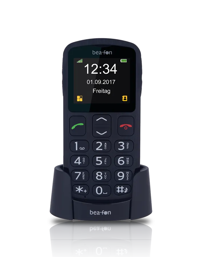 Bea-fon Silver Line SL250 Tastenhandy mit Ladestation SOS