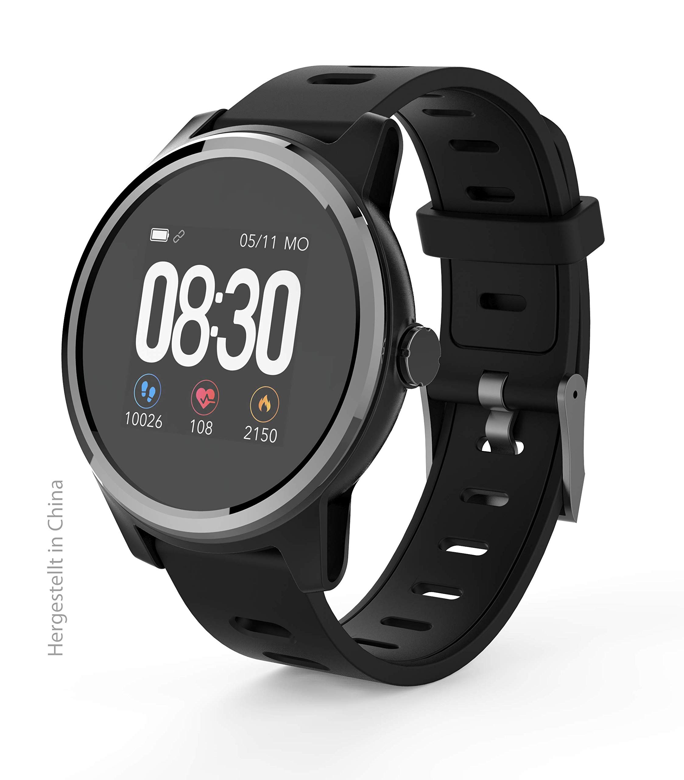 Swisstone SW 660 ECG Smartwatch schwarz mit EKG Messung