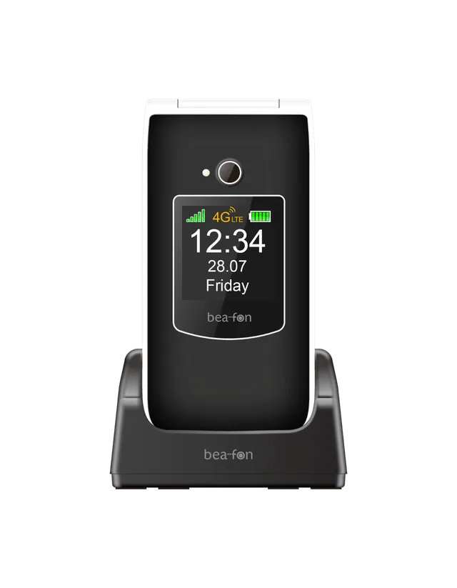 Bea-fon Silver Line SL605pro Klapphandy Schwarz 4G Notruftaste