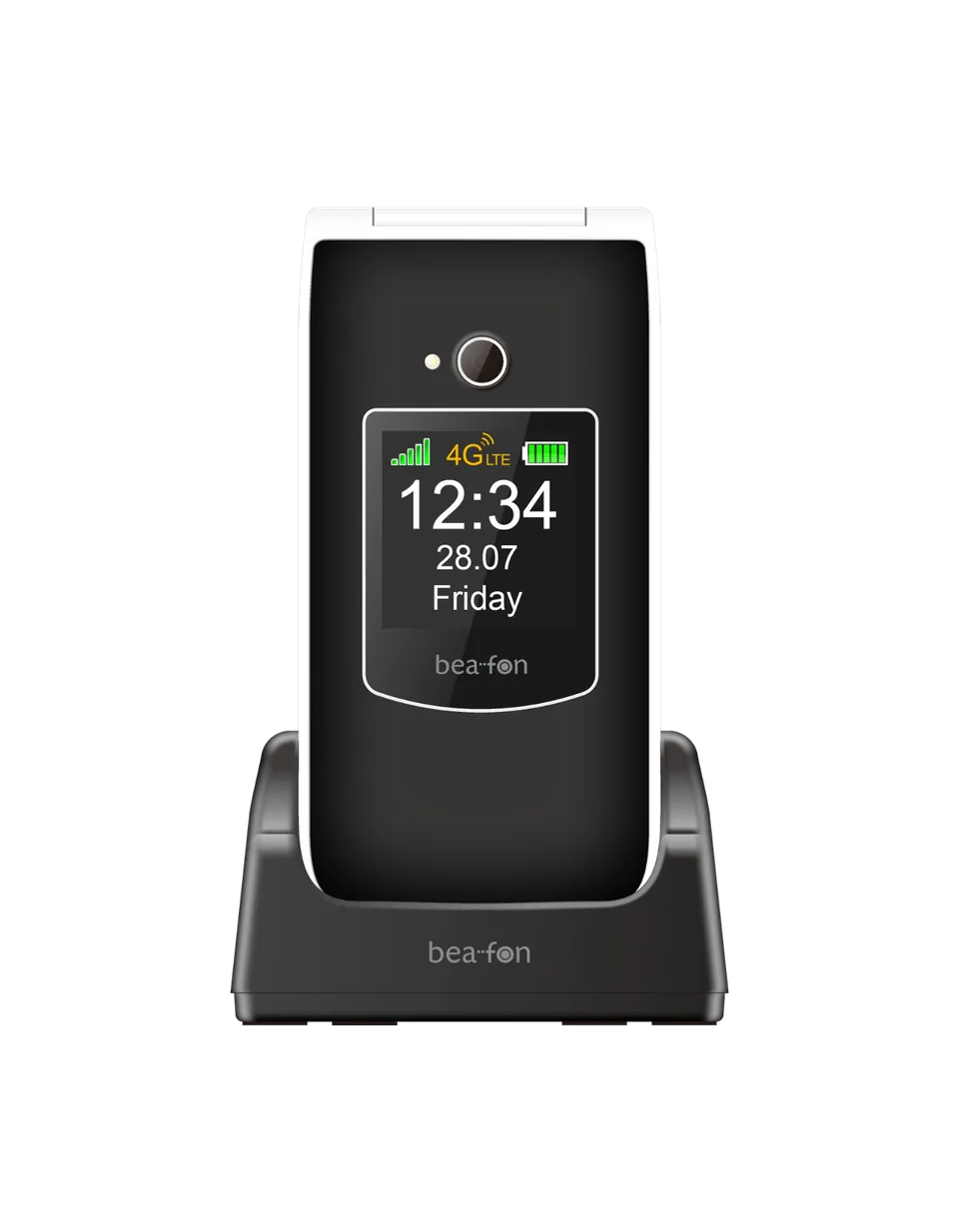 Bea-fon Silver Line SL605pro Klapphandy Schwarz 4G Notruftaste