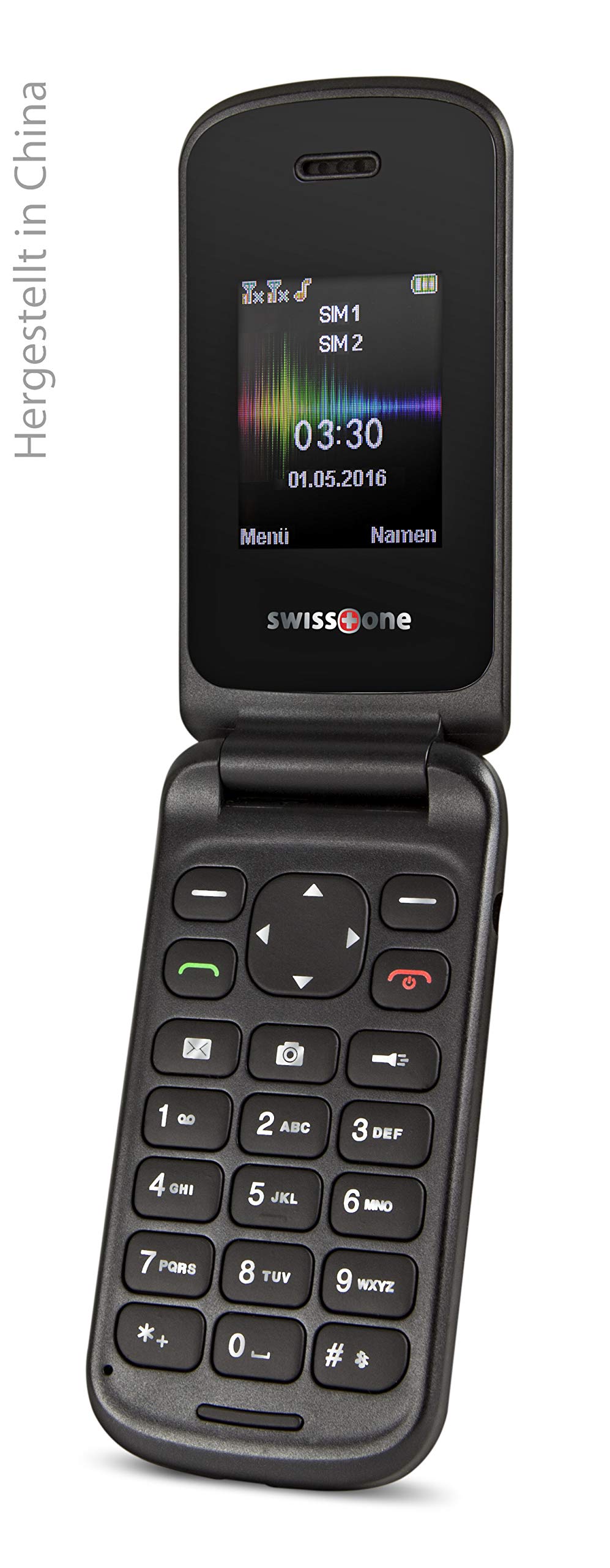 Swisstone SC 330 Tastenhandy Dual SIM rot Taschenlampe