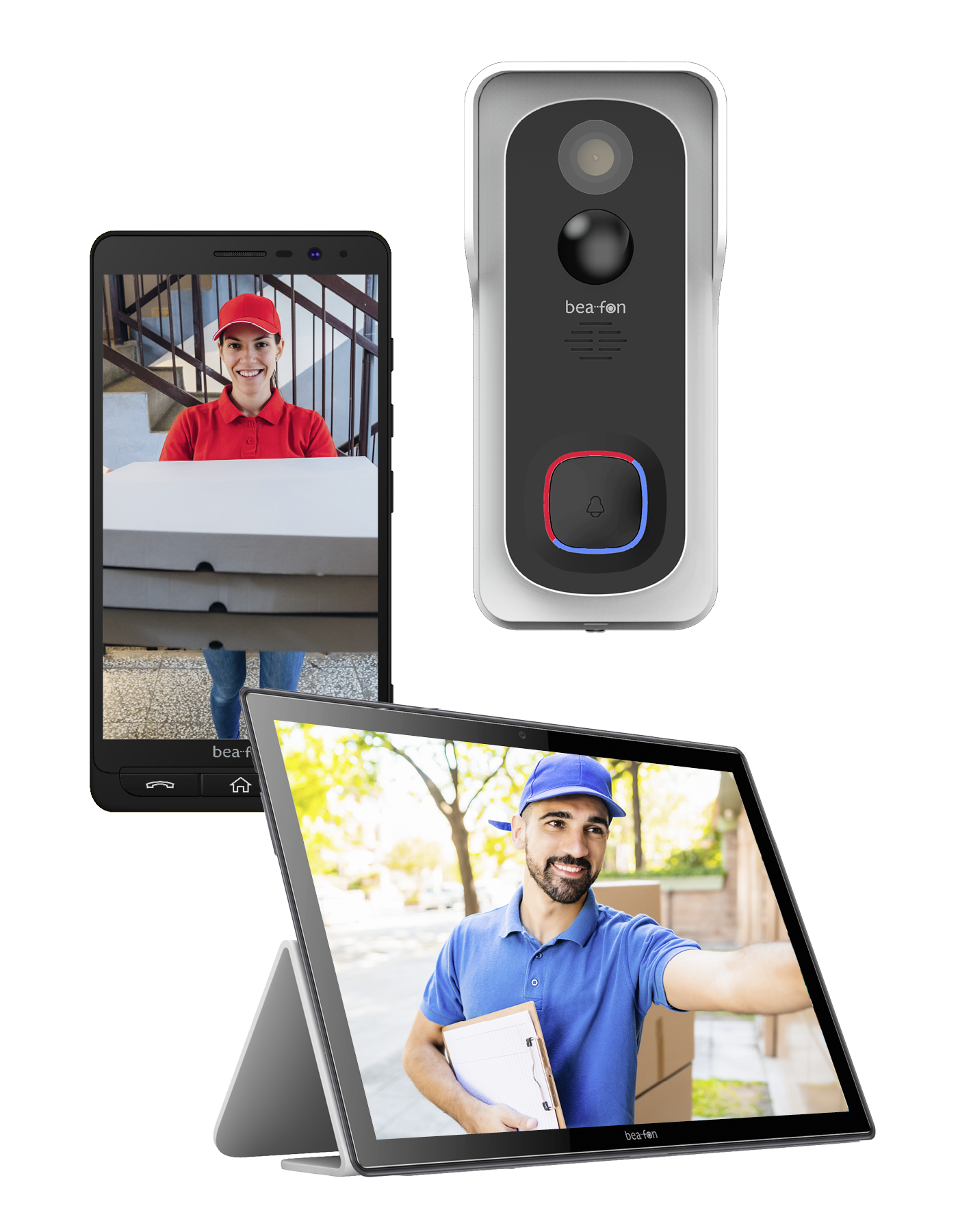 Bea-fon VISITOR 2V Videotürklingel WLAN mit Kamera