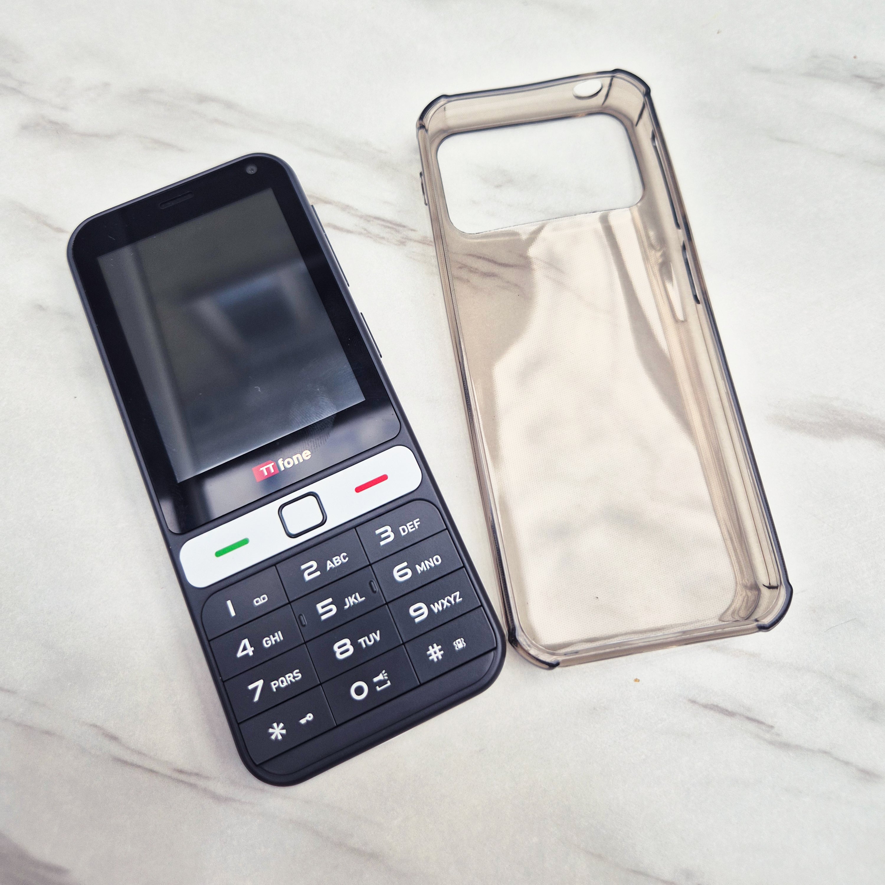 TTfone Accessories TT280 Silikonhülle Transparent Clear Case