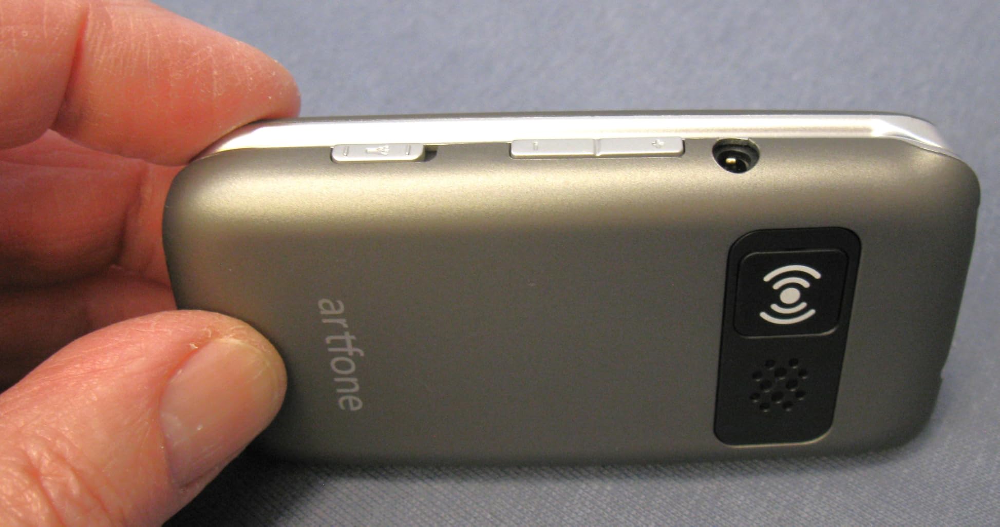 Artfone G6 Klapphandy große Tasten 4G Notruftaste Ladestation Grau