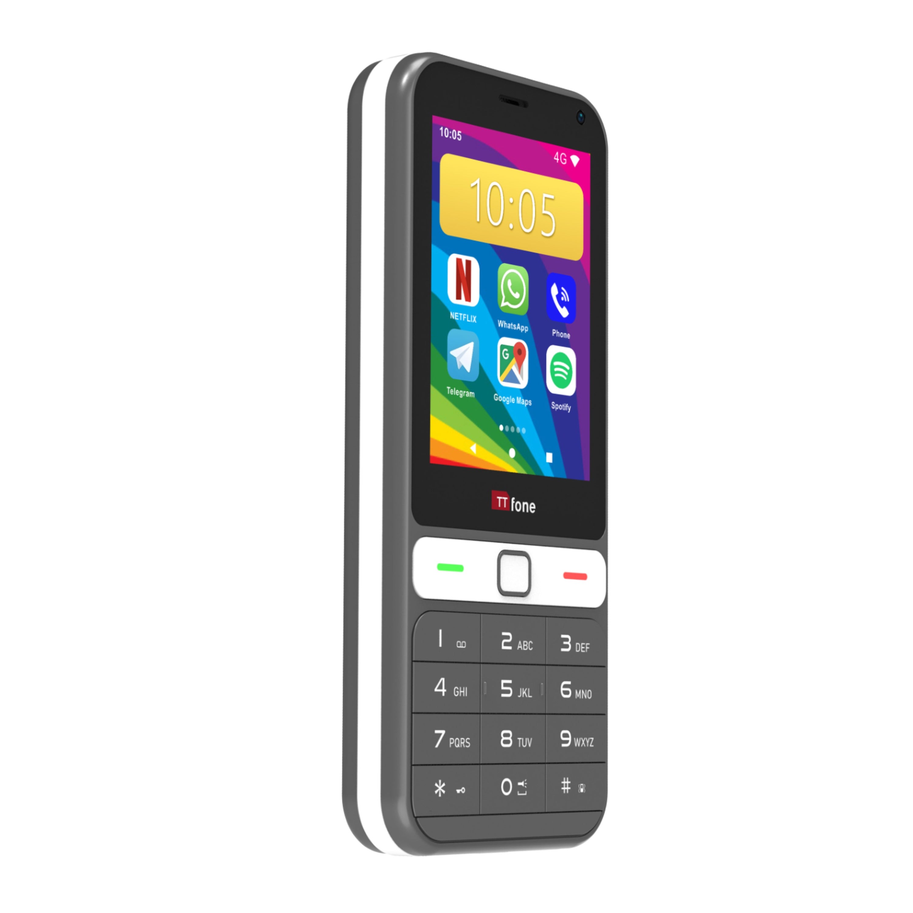 TTfone Mobile TT280 4G Tastenhandy Touchscreen Dual-SIM