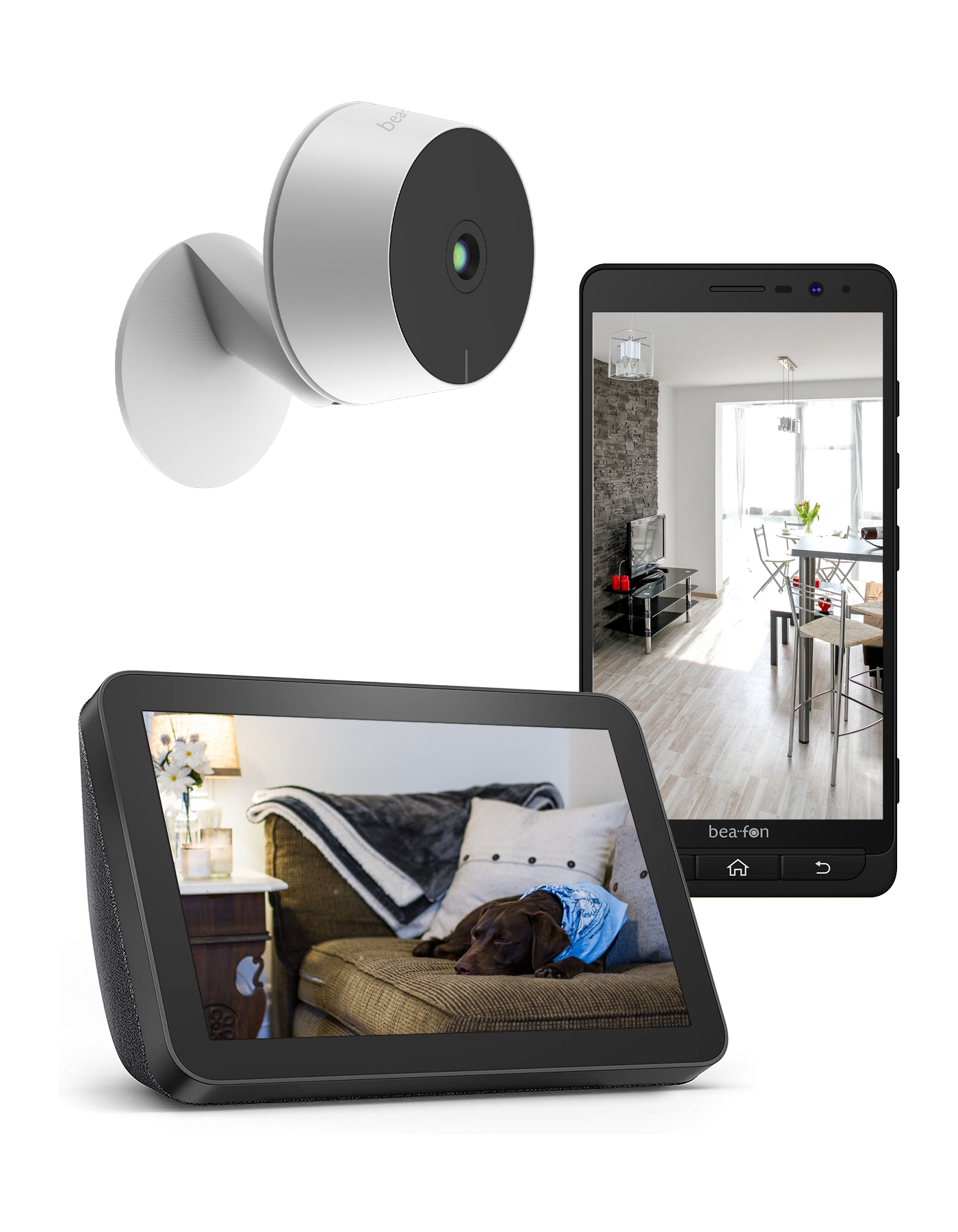 Bea-fon Smarthome Mini 1M Überwachungskamera mit Nachtsicht