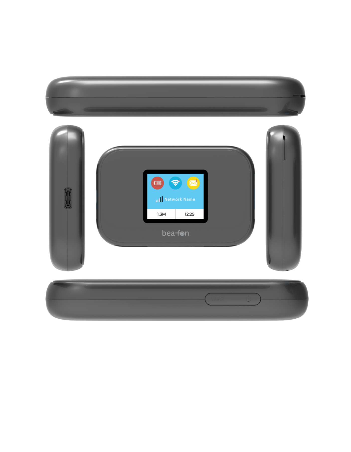 Bea-fon Router MR3 4G LTE Router Cat6 bis 300 Mbit/s