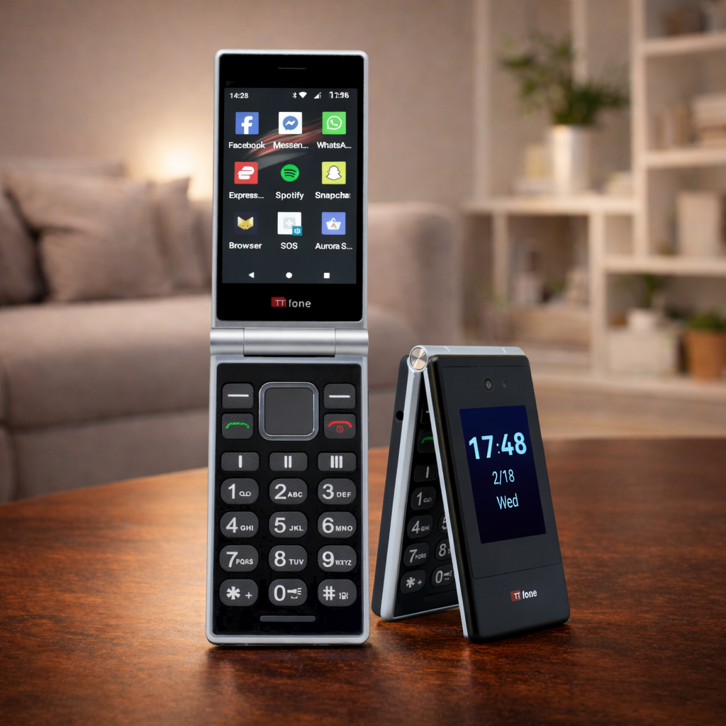 TTfone TT990 Seniorenhandy Notruftaste Hörgerät-kompatibel