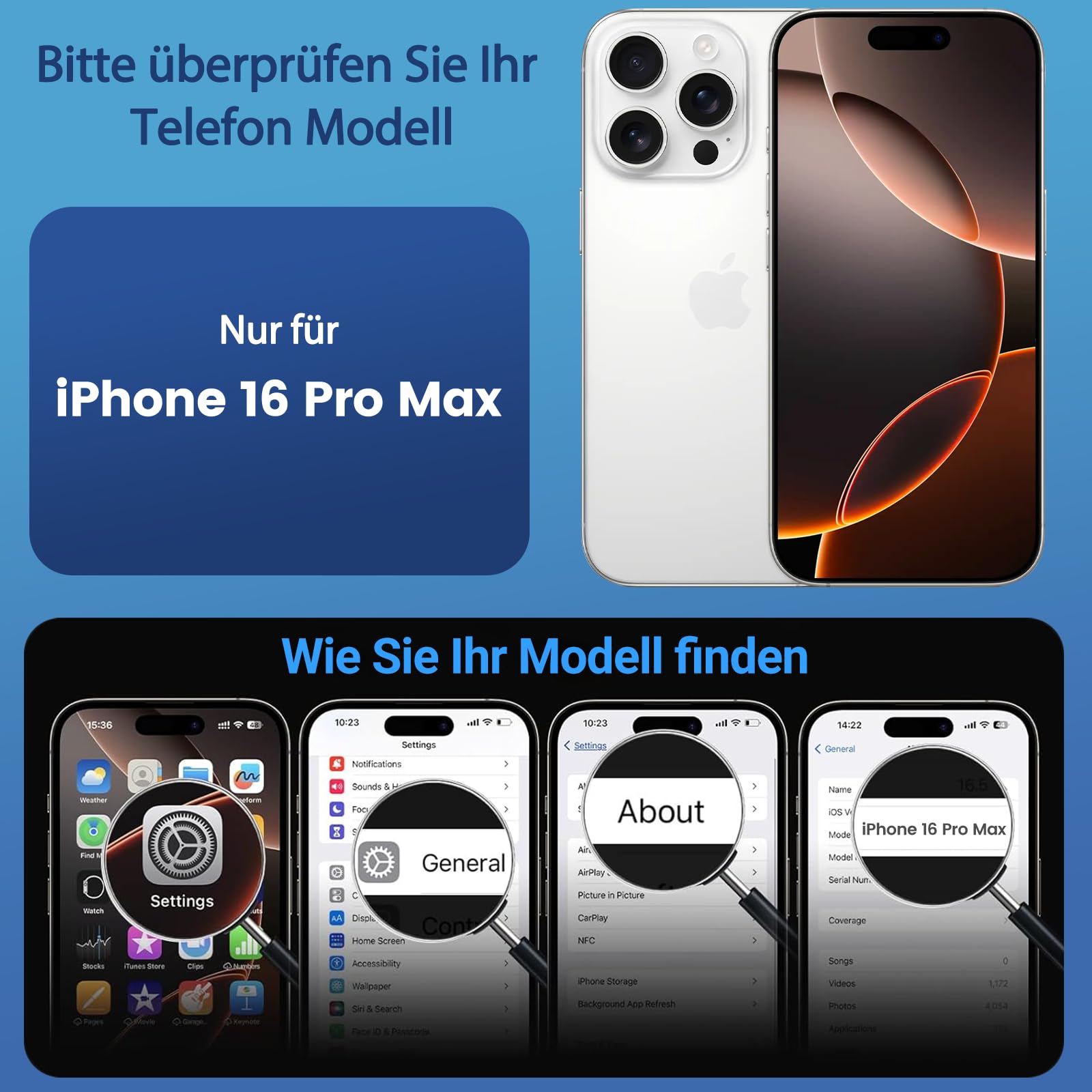 Onestyle iPhone 16 Pro Max Hülle MagSafe klar mit Folie