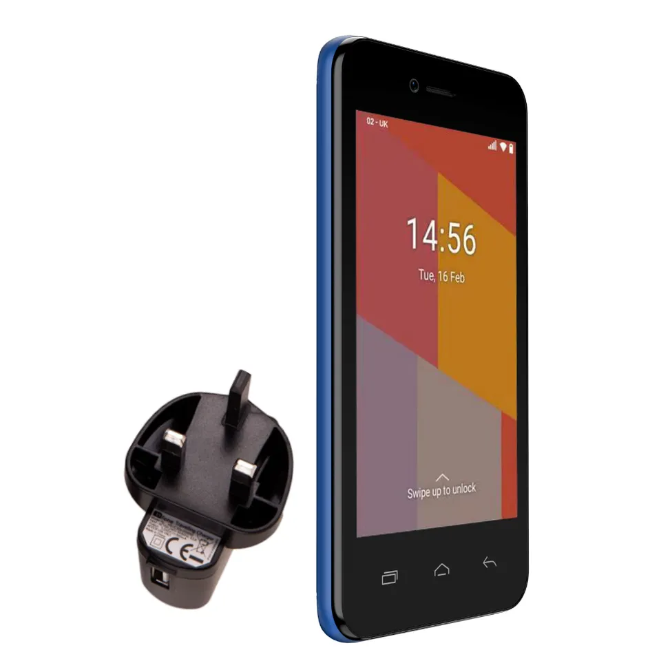TTfone TT20 Dual SIM Smartphone blau mit Ladegerät